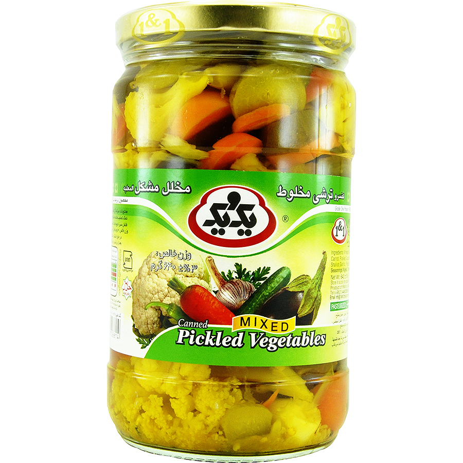1&1 Mixed Vegetables in Vinegar  640g
