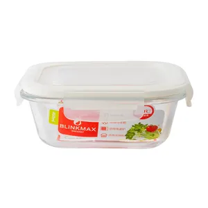 Boîte de Congélation en Verre Carrée – Petite  300ml