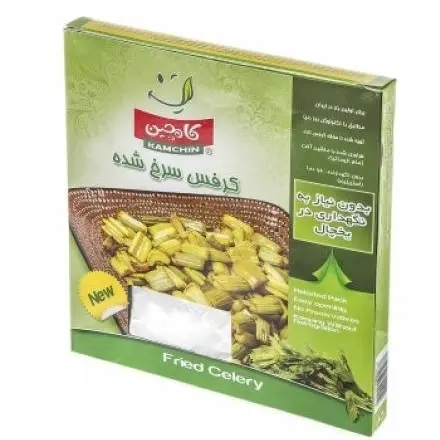 کنسرو وکیوم کرفس سرخ شده کامچین ۴۰۰ گرم