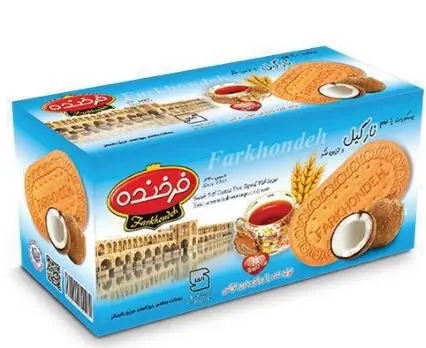 بیسکویت نارگیلی فرخنده  – ۹۰۰ گرمی