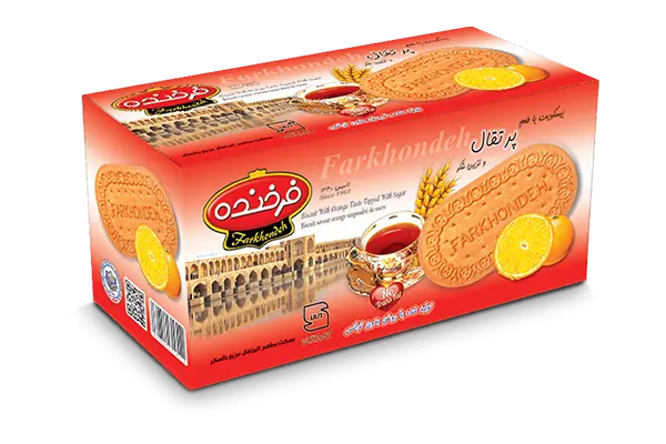 Farkhondeh Orangenkekse mit Zuckerüberzug 900g