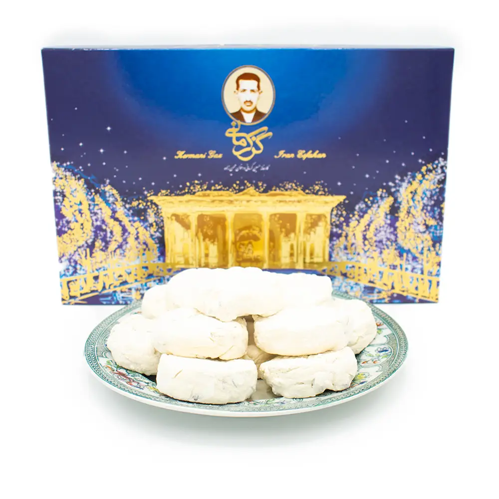 Nougat  Avec farine (Gaz) Kermani aux pistaches 42 % – 450 g