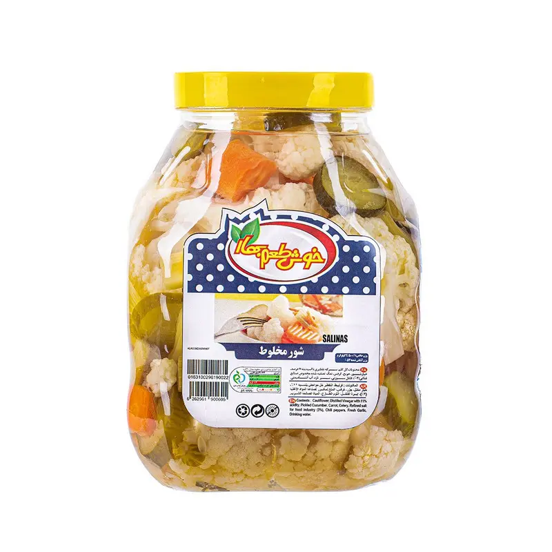 Mixed Pickled Vegetables in Brine 2.5 Kg  khosh Tame Bahar