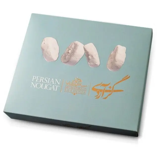 Nougat persan enrobé de farine Saeedi Nia (Gaz) aux pistaches 25 %, 400g