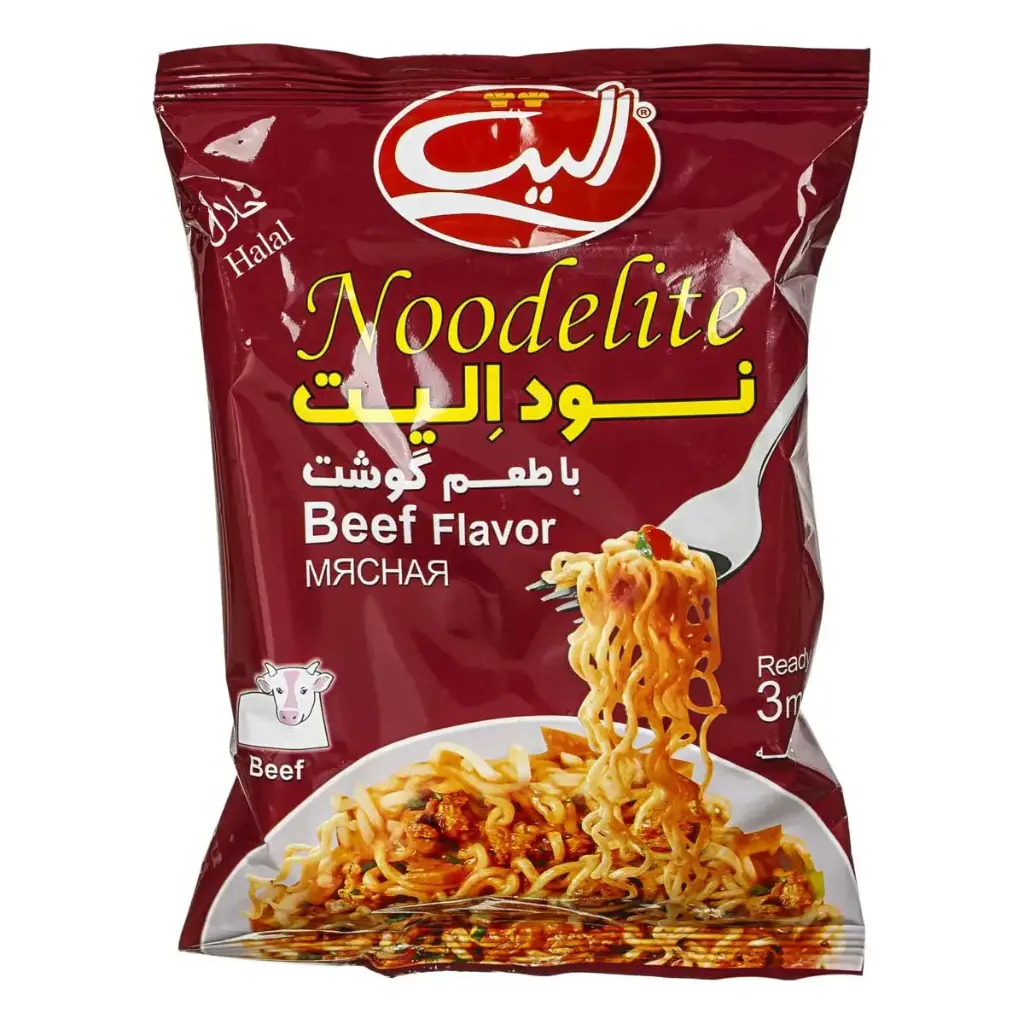 Elite beef-flavored noodles 75 g (pack of 5) 