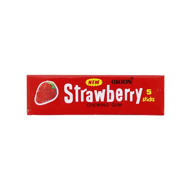 Orion Strawberry Chewing Gum