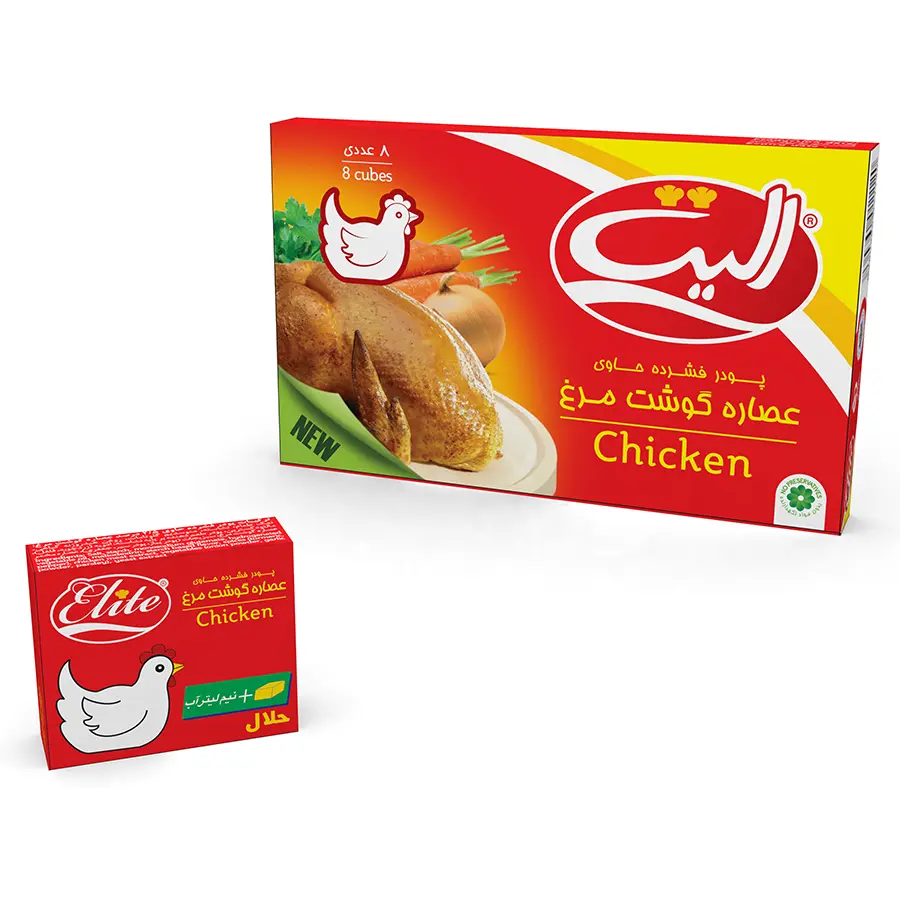 عصاره گوشت مرغ (جعبه ۸ عددی)