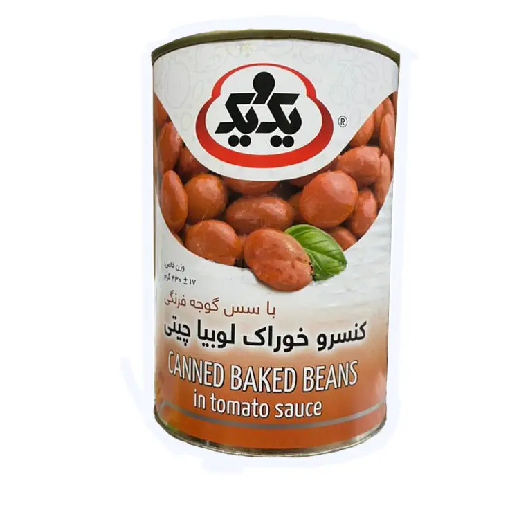 کنسرو لوبیا چیتی پخته ۱&۱ ۳۸۵ گرم
