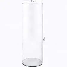 Récipients cylindriques en plastique, hauteur 10 cm