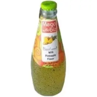 Megabiz Basilikumsamen-Getränk Ananas 300 ml