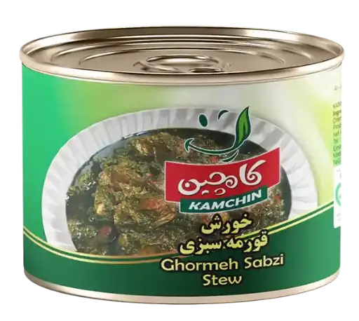 کنسروقورمه سبزی کامچین – ۴۸۰ گرم