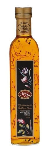 Sirop de cardamome et safran Saharkhiz – 650g
