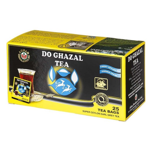 Do Ghazal Schwarzer Tee Bergamotte 25 Beutel