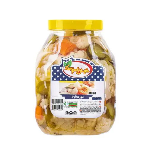 Légumes marinés mixtes en saumure 2.5 Kg khosh Tame Bahar