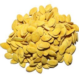تخمه کدو بو داده نمکی با زعفران ۲۵۰ گرم