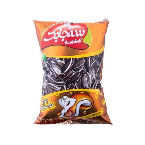 تخمه آفتابگردان شور سنجابک ۱۰۰ گرم