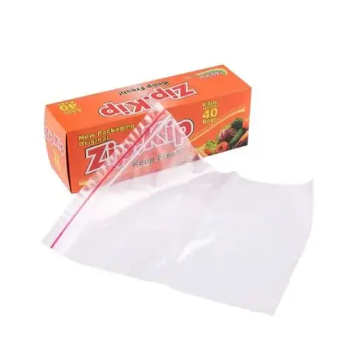Sacs plastiques à fermeture éclair – paquet de 40